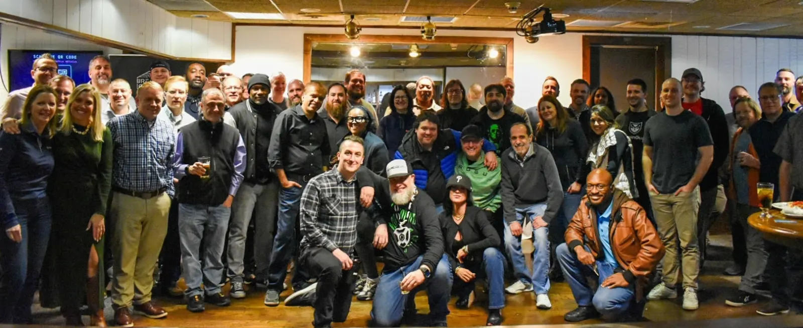 Attendees at Barcode Bytes, a joint quarterly security meetup from Barcode Security and Breach Craft in the Philadelphia region